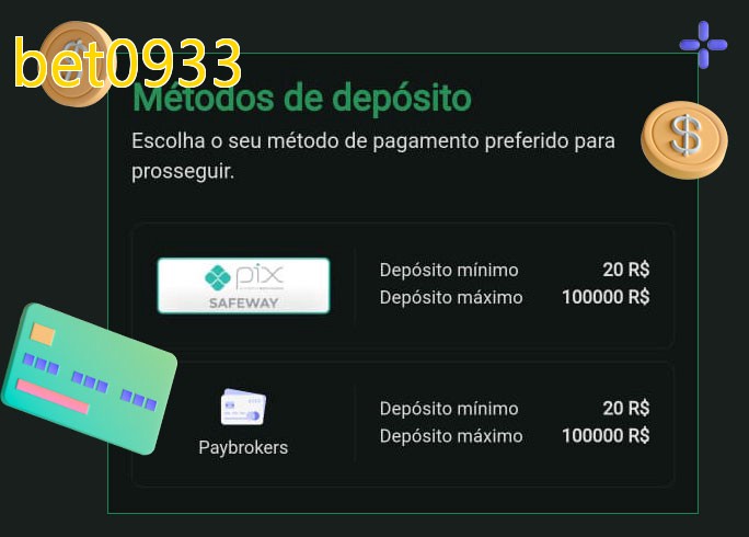O cassino bet0933bet oferece uma grande variedade de métodos de pagamento