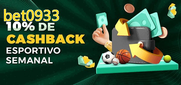 10% de bônus de cashback na bet0933